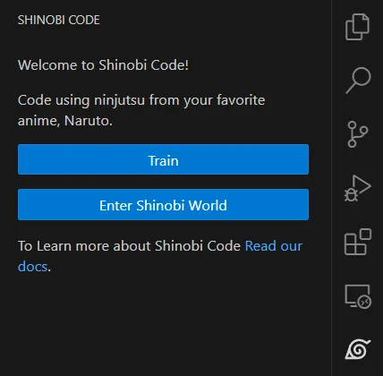 Shinobi Code Extension
